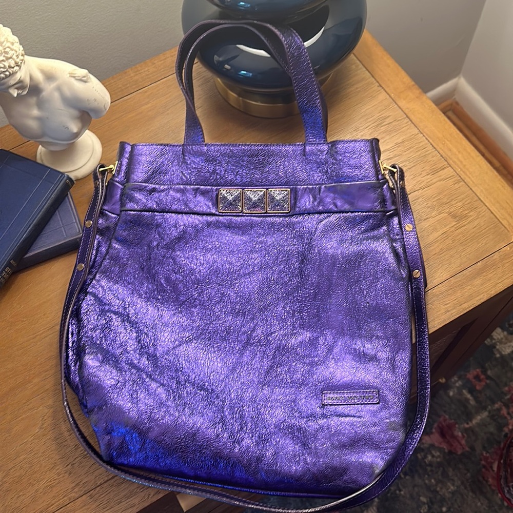 Marc Jacobs Metallic Purple Bag / Tote / Purse